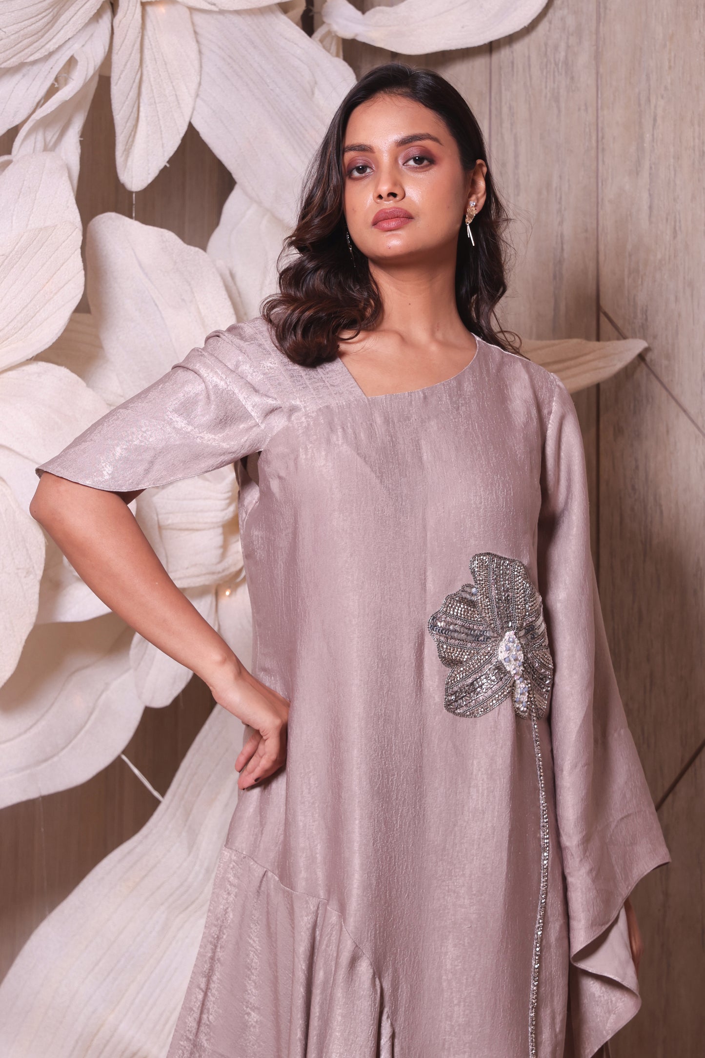 Ruffle Sanwa Stead Indo Western Dress